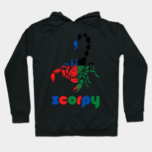 Scorpio - Scorpy full Colored Logo T-shirt for Birthday Gift Hoodie